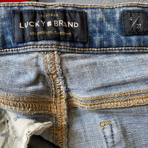 SOLD Lucky Brand Ava Crop Distressed Skinny Jeans - Picture 3 of 9